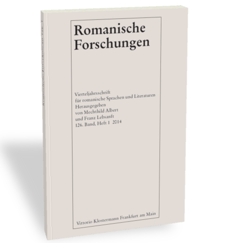 <p>« Le nom de l’auteur des <em>Quinze Joies de Mariage</em> », <em>Romanische Forschungen</em></p>
