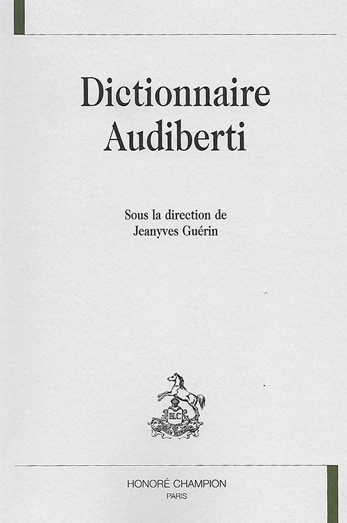 <p><em>«Cœur à Cuire»</em>, in <em>Dictionnaire Audiberti</em></p>
