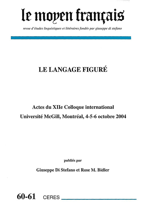 <p><em>«Le livre qui a envahi, souillé, infecté la France, l’Espagne, l’Allemagne, l’Angleterre et tous les autres pays de langue latine</em> ou comment traduire en français une œuvre cochonne ? Étude du langage figuré dans la traduction des <em>Facéties</em> du Pogge de Guillaume Tardif à la fin du XVe siècle »</p>
